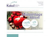 kokol-therapie.at Webseite Vorschau