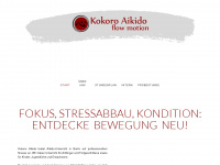 kokoro-aikido.de Webseite Vorschau