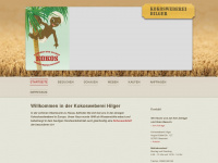 kokosweberei-hilger.de Webseite Vorschau
