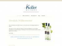 koller-weine.at Webseite Vorschau