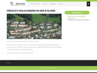kolonie.ch Webseite Vorschau
