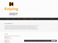 kolping-wemding.de Webseite Vorschau