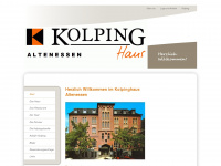 kolpinghaus-altenessen.de Webseite Vorschau