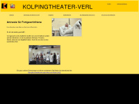 kolpingtheater-verl.de Webseite Vorschau