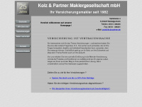 kolz-partner.de Webseite Vorschau
