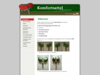komfortsattel.at Webseite Vorschau
