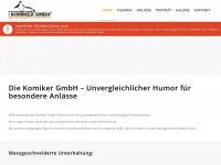 komiker-gmbh.ch Webseite Vorschau