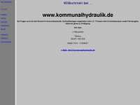 kommunalhydraulik.de Webseite Vorschau