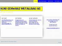 konimet.ch Webseite Vorschau