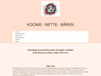 koonie-nette-baeren.de Webseite Vorschau