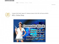 computer-klinik.ch Webseite Vorschau