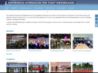 kopernikus-gymnasium.de Webseite Vorschau
