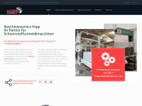 kopp-maschinenservice.de Webseite Vorschau