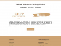kopp-moden.at Webseite Vorschau