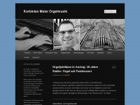 korbinian-maier-orgelmusik.de Webseite Vorschau