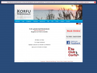 korfu-ferienhaus.de Webseite Vorschau