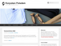 koryukan-potsdam.de Webseite Vorschau