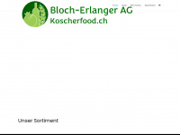 koscherfood.ch Webseite Vorschau