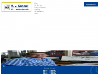 kossak-kfz.de Webseite Vorschau