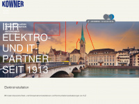 kowner.ch Webseite Vorschau