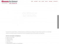 kraemer-fliesen.de Webseite Vorschau