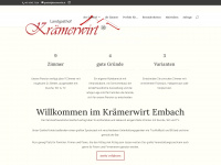 kraemerwirt.at Webseite Vorschau