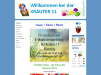 kraeuter-11.de Webseite Vorschau
