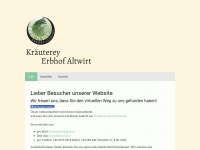 kraeuterey.at Webseite Vorschau