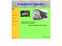 kraeuterhof-xylander.de Webseite Vorschau