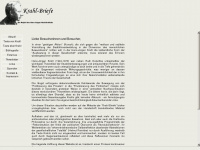 krahl-briefe.de Webseite Vorschau