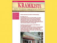 kramkiste-berlin.de Webseite Vorschau