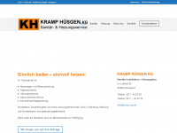 kramp-kg.de Webseite Vorschau
