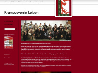 krampusverein-leiben.at Webseite Vorschau