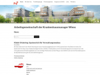 krankenhaus-management-wien.at Webseite Vorschau