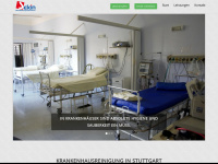 krankenhausreinigung-stuttgart.de Webseite Vorschau