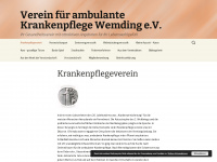 krankenpflege-wemding.de Webseite Vorschau