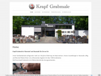 krapf-grabmale.de Webseite Vorschau