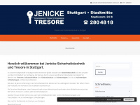 tresore-stuttgart.com Webseite Vorschau