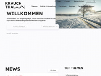 krauchthal.ch Webseite Vorschau