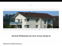 krauer-design.ch Webseite Vorschau