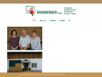 kraxberger-holz.at Webseite Vorschau