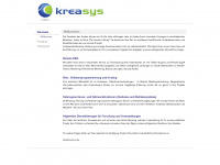 kreasys.de Webseite Vorschau