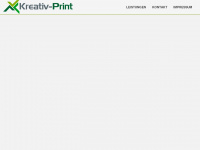 kreativ-print.de Webseite Vorschau