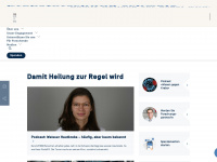 krebsforschung.ch Webseite Vorschau