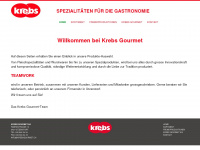 krebsgourmet.ch Webseite Vorschau