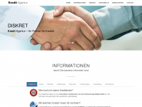 kreditagentur.ch Webseite Vorschau