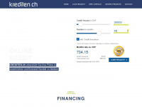 krediten.ch Webseite Vorschau