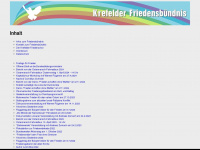 krefelder-friedensbuendnis.de Webseite Vorschau