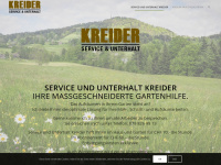 kreider.ch Webseite Vorschau
