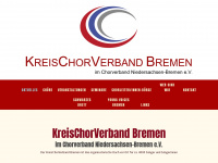 kreischorverband-bremen.de Webseite Vorschau